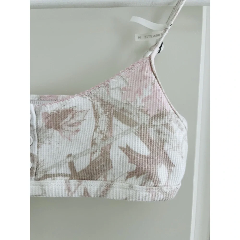 NEW Aeropostale Bra Bralette Womens Waffle Size M